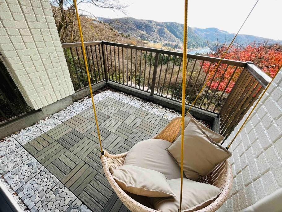 Apartment 箱根の絶景を一望できる広々とした展望デッキ Bbqに最適な場所 芦ノ湖の全景を一望 花火鑑賞湖水
